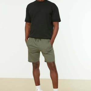 Drawstring Shorts Light Green