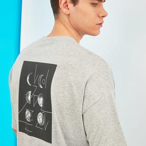 Back Print Essential Oversize Crew Neck Men's T-Shirt - Short Sleeve T-Shirt 29