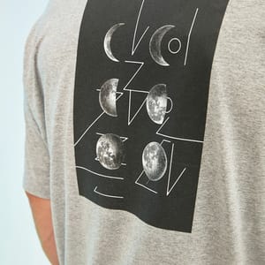 Back Print Essential Oversize Crew Neck Men's T-Shirt - Short Sleeve T-Shirt 33