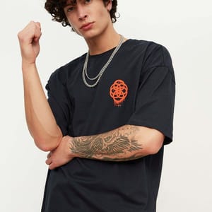 Printed Oversize Crew Neck Men's T-Shirt Printed Oversize Crew Neck Men's T-Shirt - Short Sleeve T-Shirt 26