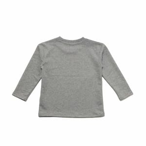 Gray Printed Boy Knitted Slim Sweatshirt Grey Printed Boy Knitted Slim Sweatshirt - Sweatshirts 79