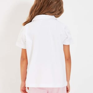 White Kids Essential Girls’ Polo T-Shirt - Polo Shirts 37