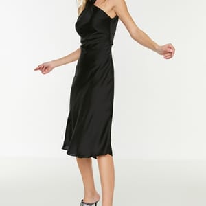 Halter Neck Knitted Women's Dress