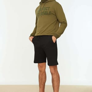 Drawstring Shorts Grey Trendyol - Men's Sweat Shorts 32