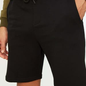 Drawstring Shorts Grey Trendyol - Men's Sweat Shorts 33