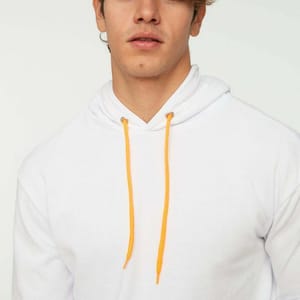 White Essential Men's Hoodie White Essential Men's Hoodie - Hoodies 26