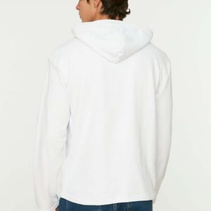 White Essential Men's Hoodie White Essential Men's Hoodie - Hoodies 29
