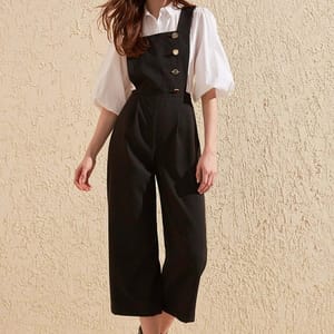 Button Detailed Jumpsuit - Jumpsuits 20