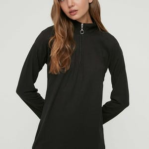 4_org_zoom High Neck Zip Detail Tunic & Pants Set - Co-ord Sets 22