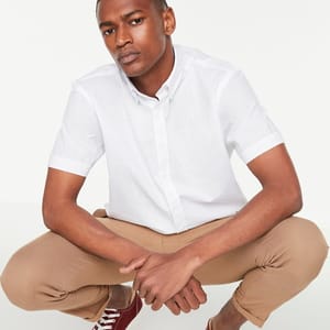 Button Down Regular Fit Shirt - Short Sleeves Shirts 26