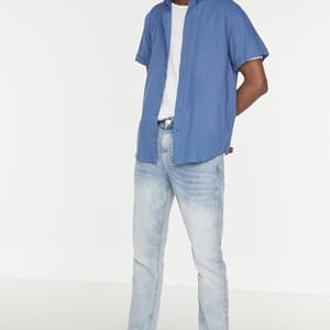Button Down Regular Fit Shirt - Short Sleeves Shirts 45