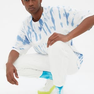 Tie Dye Crew Neck T-Shirt - Short Sleeve T-Shirt 23