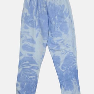 Blue Cropped High Waist Women's Trouser - Leggings & Bottoms 49