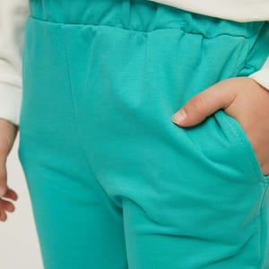 Green Kids Cuffed Boys' Sweatpants - Trousers & Sweatpants 73