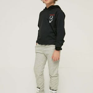 Kids Slogan Cuffed Sweatpants - Trousers & Sweatpants 96