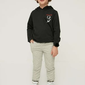 Kids Slogan Cuffed Sweatpants - Trousers & Sweatpants 97