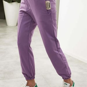 Purple High Waist Women's Sweatpants - Sweatpants 14