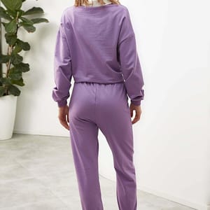 Purple High Waist Women's Sweatpants - Sweatpants 15
