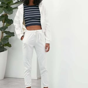 Rubber Leg Knitted Sweatpants