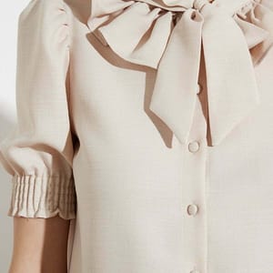 Button Down Short Sleeve Women's Shirt - Shirts & Blouses 27