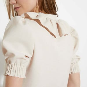 Button Down Short Sleeve Women's Shirt - Shirts & Blouses 28