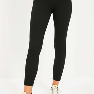 Black Skinny Leg Women's Pants - Tights & Leggings 32