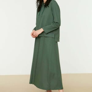 Women's Knitted Top & Skirt Set - Skirts Sets 47