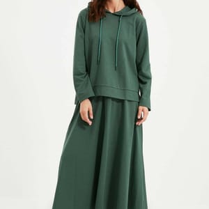 Women's Knitted Top & Skirt Set - Skirts Sets 50