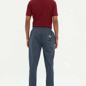 Indigo Solid Casual Men's Joggers - Sweatpants 24