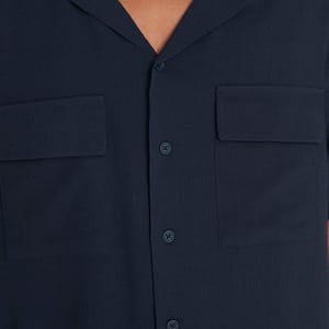Navy Blue Double Pockets Essential Regular Fit Short Sleeve Men's Shirt Navy Blue Double Pockets Essential Regular Fit Short Sleeve Men's Shirt - Short Sleeves Shirts 22