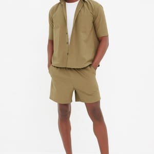 Essential Regular Fit With Pocket Short Sleeve Men's Shirt - Short Sleeves Shirts 24