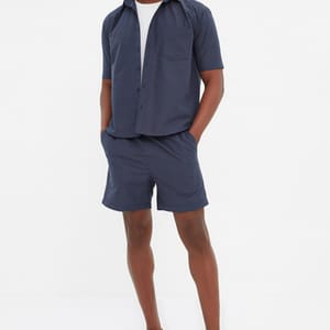 Essential Regular Fit With Pocket Short Sleeve Men's Shirt - Short Sleeves Shirts 44