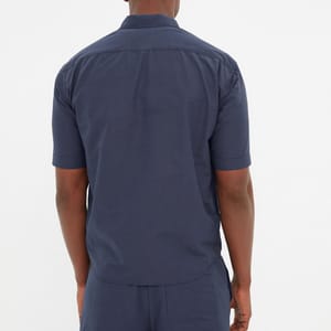 Essential Regular Fit With Pocket Short Sleeve Men's Shirt - Short Sleeves Shirts 47