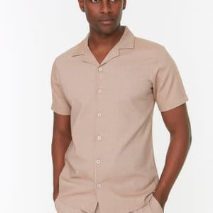 Mink Essential Regular Fit Short Sleeve Men's Shirt