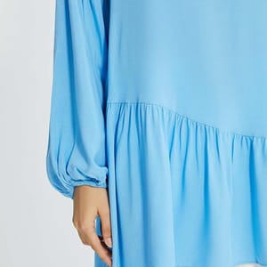 Pleated Knitted Tunic Top