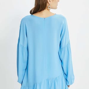Pleated Knitted Tunic Top