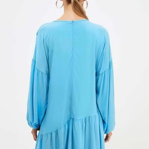 Pleated Knitted Tunic Top