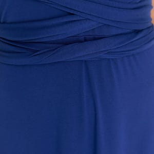 Halter Neck Plunge Blue Women's Dress Halter Neck Plunge Blue Women's Dress - Party Dresses 5