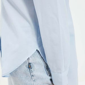 Button Down Three-Quarter Sleeves Women's Shirt - Shirts & Blouses 100