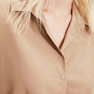 Button Down Three-Quarter Sleeves Women's Shirt - Shirts & Blouses 135