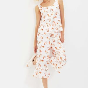 Fish Pattern Night Suit