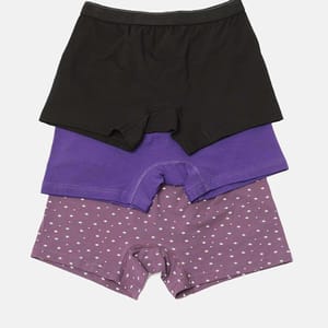 Purple Collection Pack Of 3 Printed Men's Boxers Trendyol - Men's Boxers 3