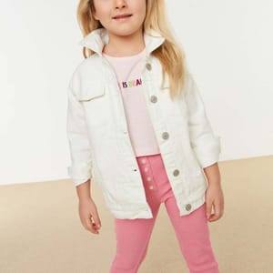Kids Unisex Dark Wash Denim Jacket - Jackets 66