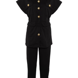 Pocket Tassel Shirt & Pants Set - Co-ord Sets 33