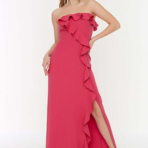 Petit Ruffled Maxi Evening & Graduation Dress