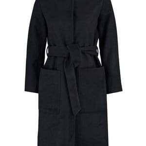 Hooded Cachet Belted Coat - Blazers & Coats 33