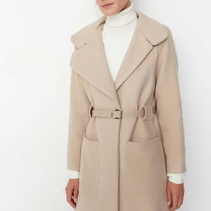Pocket Detail Longline Coat - Blazers & Coats 21