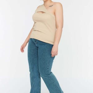 Plus Size High Waist Jeans - Plus Size Pants & Leggings 62