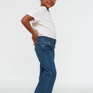 Mid Wash Straight Jeans - Jeans & Pants 76