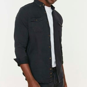 4_org_zoom Regular Fit Denim Shirt - Long Sleeves Shirts 45